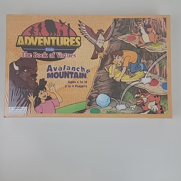 Vintage Adventures From The Book Of Virtues: Avalanche Mountain Board Game - Picture 2 of 9